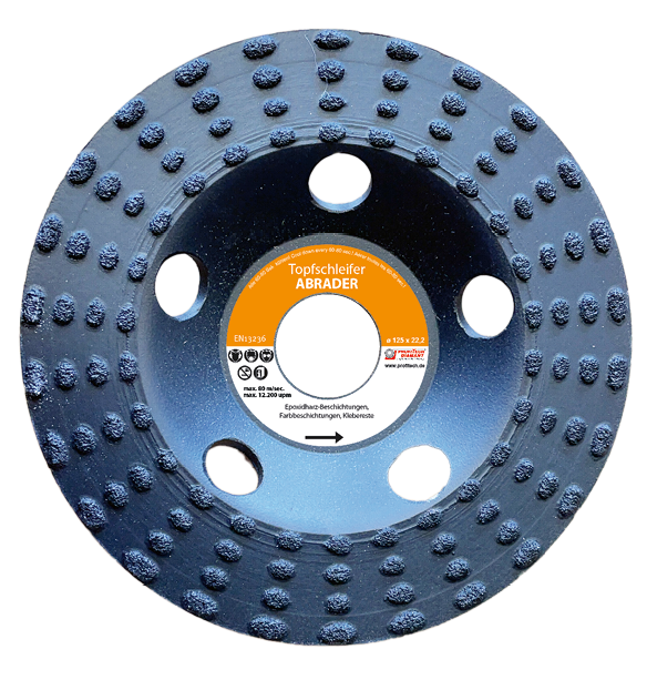 Profitech abrader komschijf voor epoxy en lijm