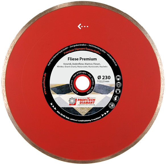 Profitech TS Fliese Premium diamant doorslijpschijf extra dun