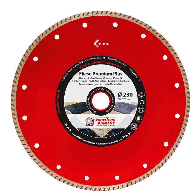 Profitech Fliese Premium Plus diamant doorslijpschijf extra dun