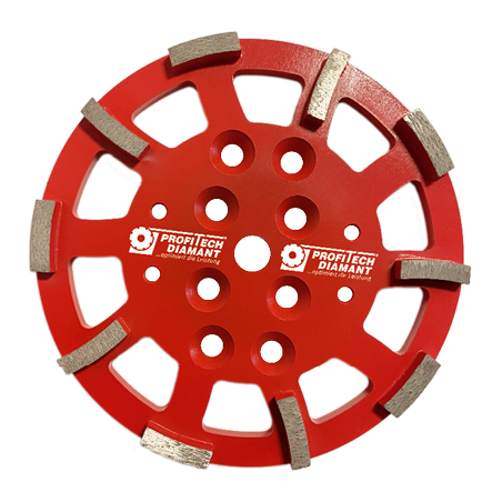 Profitech diamantschuurschijf beton 250 mm voor middelhard beton