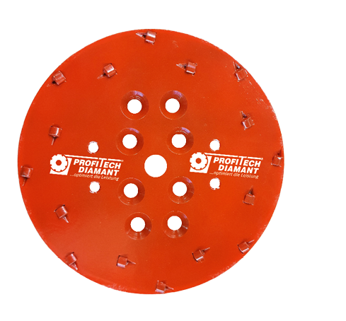 Profitech PKD schuurschijf 250 mm voor epoxy en lijmverwijdering
