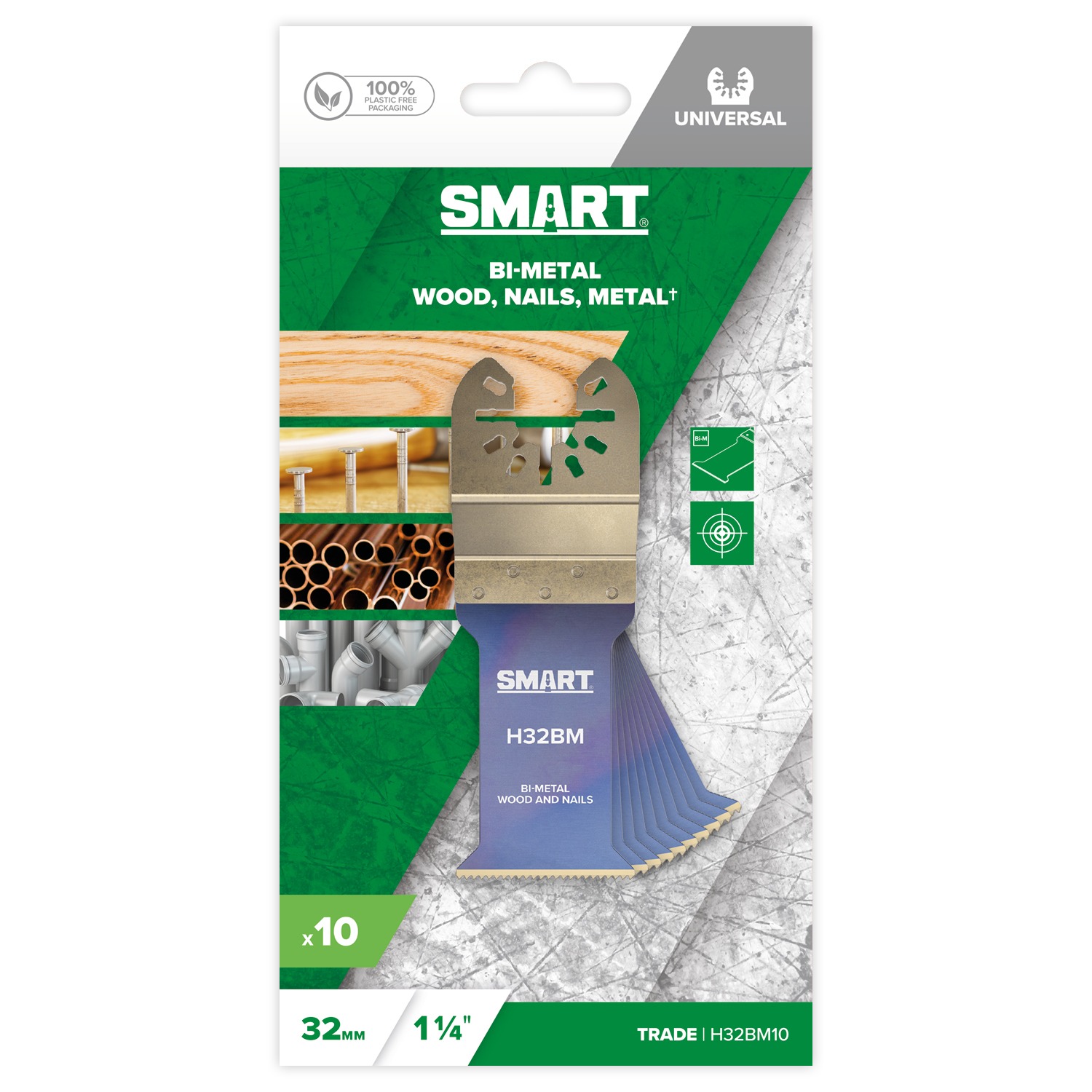 SMART 32mm Bi-Metal Blade – Trade Multitoolblad (10 stuks)