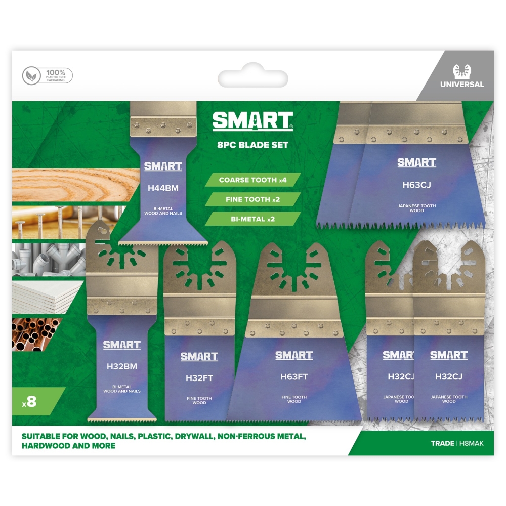 SMART Trade Series 8-delige Multitool Zaagbladenset