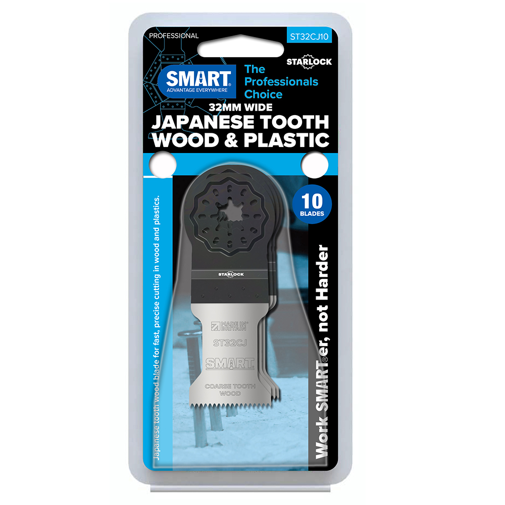 SMART 32mm Coarse Tooth Blade Starlock – 10 stuks multitoolbladen