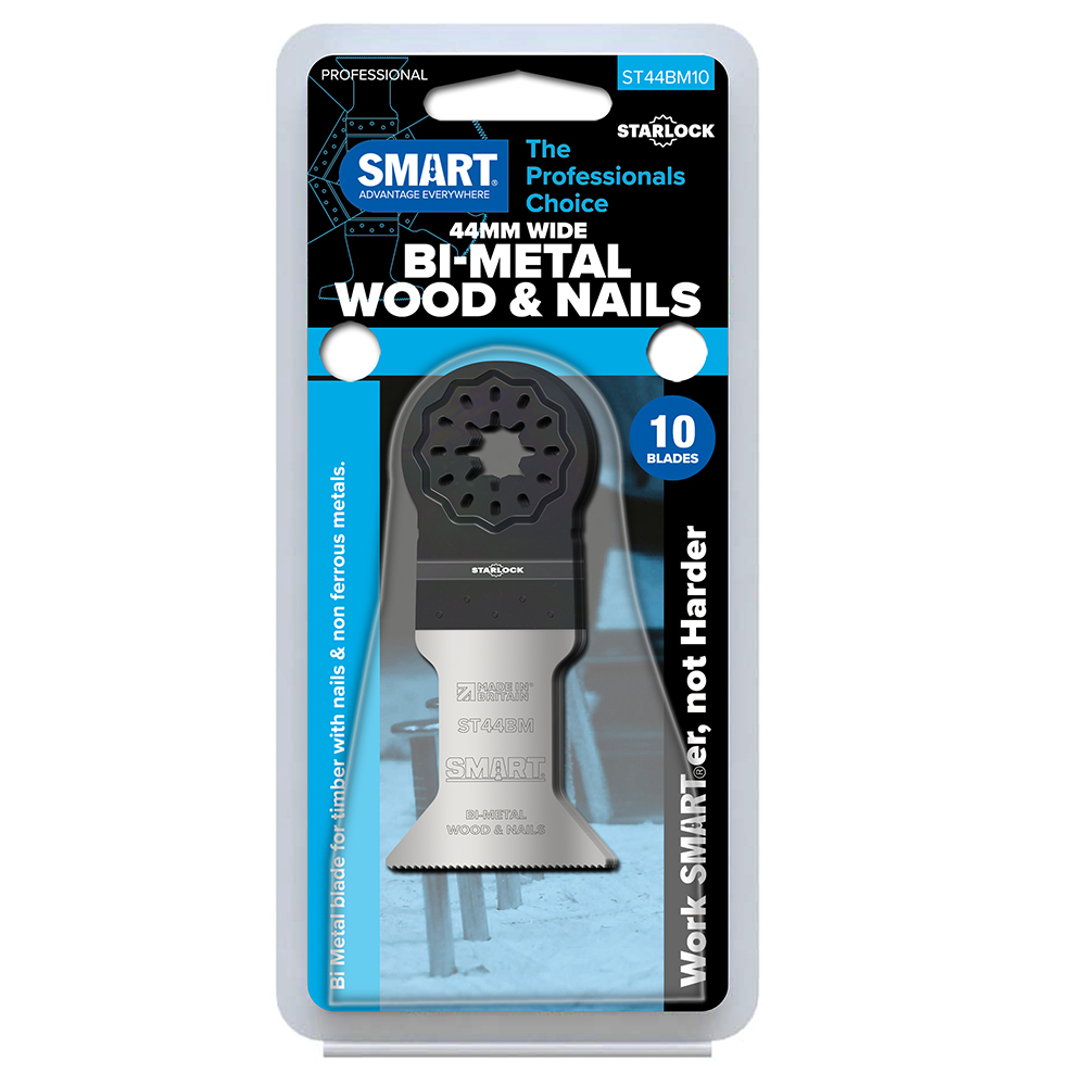 SMART 44mm Bi-Metal Blade Starlock – 10 stuks multitoolbladen
