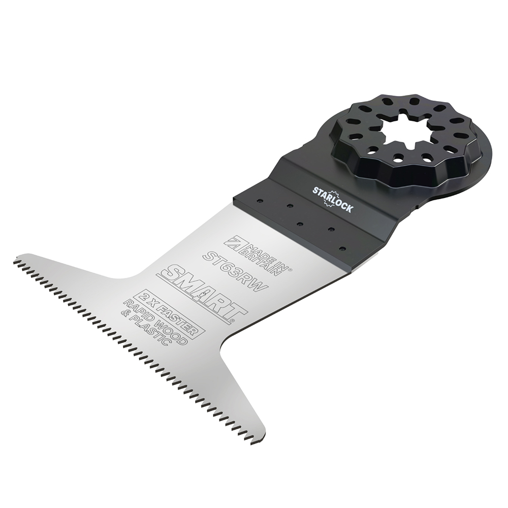 SMART 63mm Rapid Wood Blade – Starlock Multitoolblad voor Hout en Kunststof