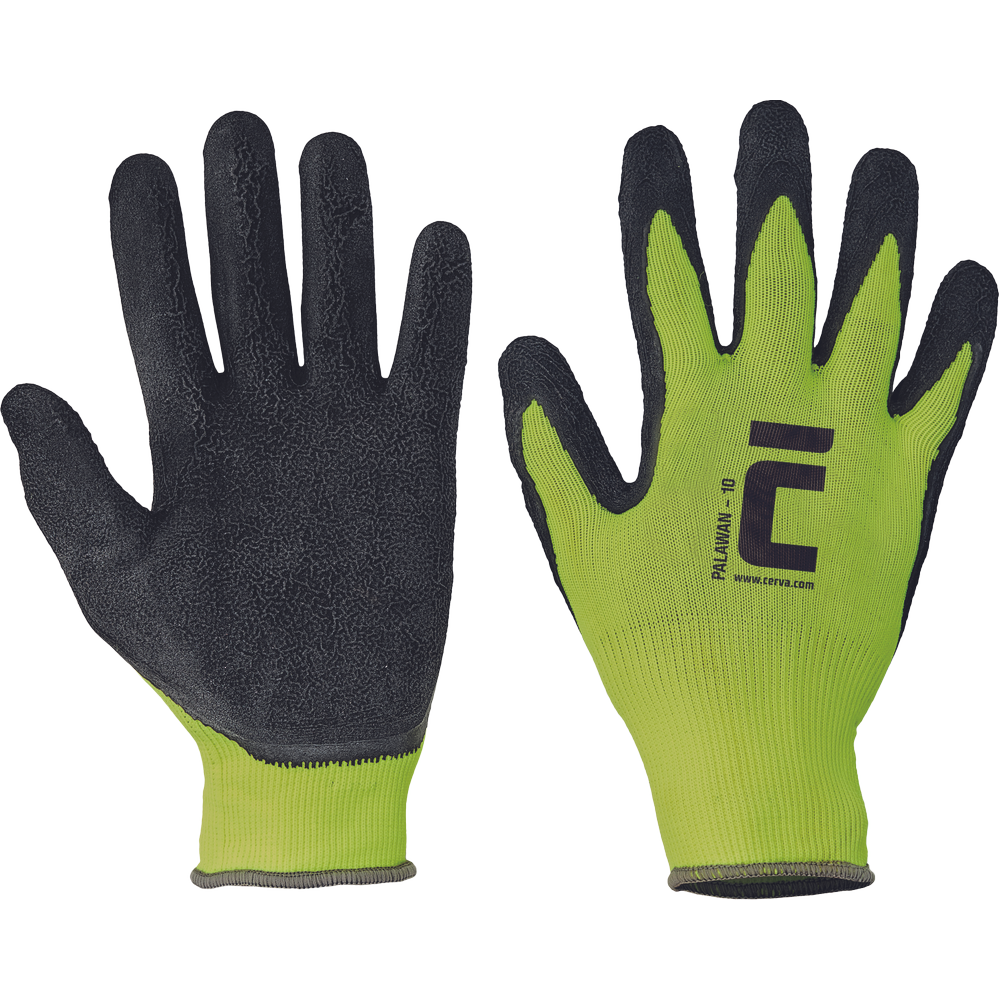 CERVA PALAWAN handschoenen Nylon Latex met palmcoating