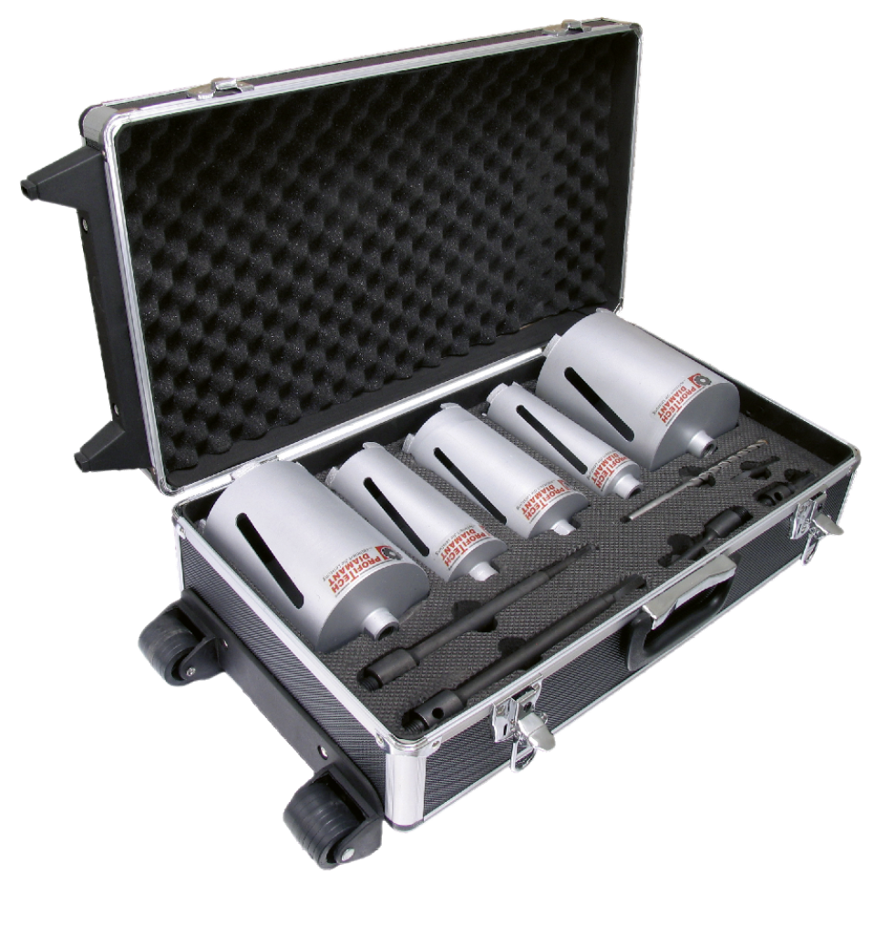 Profitech Diamant Droogboorset – Ø52 t/m 132 mm – M16 | 150 mm