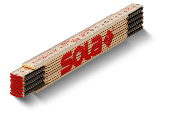 sola h 2/10 houten vouwduimstok 2 meter 10 delig