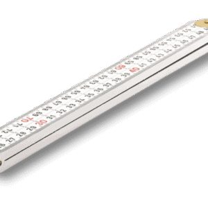 sola duimstok hk 1/4 w12 wit kunststof messing scharnieren