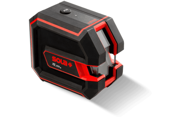 sola x2 green compacte lijnlaser met groene laserlijnen