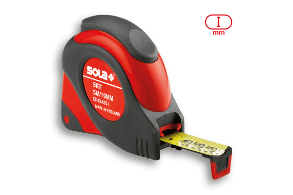 sola big t rolbandmaat met 2-k behuizing en riemclip