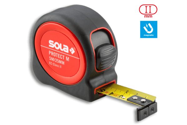 sola protect m rolbandmaat magnetisch compact 5 meter