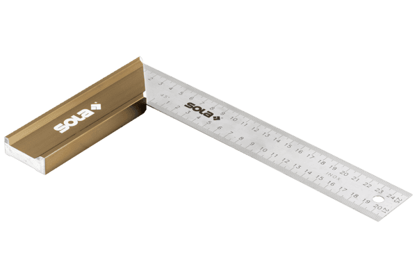 sola srb 300 schrijfhaak aluminium blok met rvs been