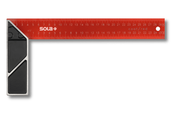 sola src 350 schrijfhaak rood staal zwart aluminium 350x170 mm