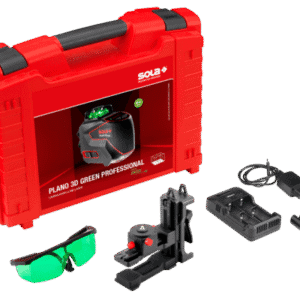 sola plano 3d green professional lijnlaser met accessoires